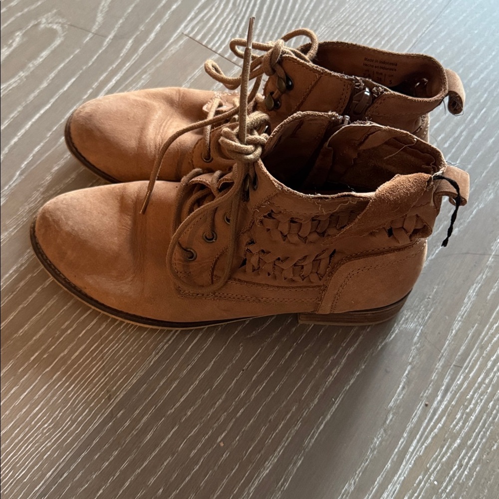 Aldo Tan Combat & Moto Boots